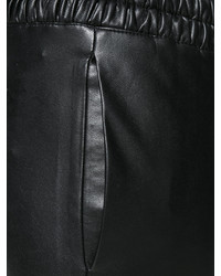 schwarze Lederhose von Ermanno Scervino