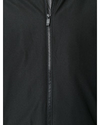 schwarze Lederjacke von Z Zegna