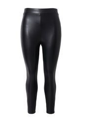 schwarze Lederleggings von Studio Untold