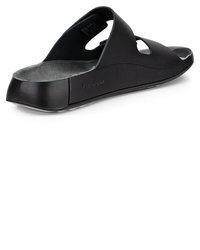 schwarze Ledersandalen von Ecco