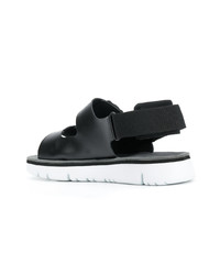 schwarze Ledersandalen von Camper