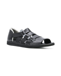 schwarze Ledersandalen von Camper