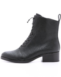 schwarze Lederstiefel von 3.1 Phillip Lim