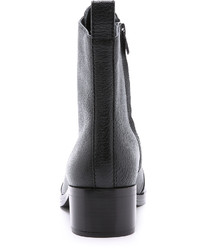 schwarze Lederstiefel von 3.1 Phillip Lim