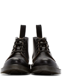 schwarze Lederstiefel von Dr. Martens