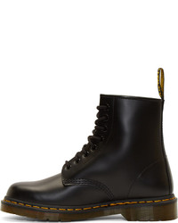 schwarze Lederstiefel von Dr. Martens