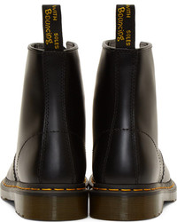 schwarze Lederstiefel von Dr. Martens