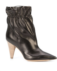 schwarze Lederstiefel von Derek Lam