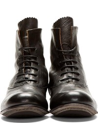 schwarze Lederstiefel von Fiorentini+Baker