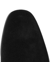 schwarze Lederstiefel von Tom Ford