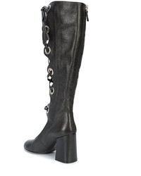 schwarze Lederstiefel von Laurence Dacade