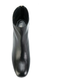 schwarze Lederstiefel von Stuart Weitzman