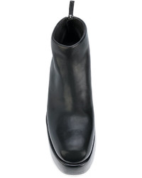 schwarze Lederstiefel von Marsèll