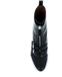 schwarze Lederstiefel von Tabitha Simmons