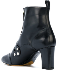 schwarze Lederstiefel von Tabitha Simmons