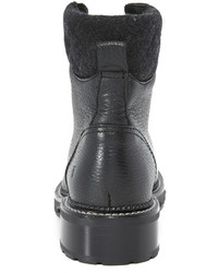 schwarze Lederstiefel von Frye