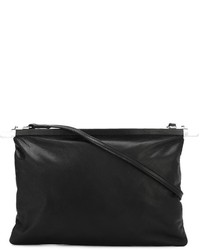 schwarze Ledertaschen von Ann Demeulemeester