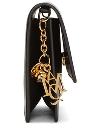 schwarze Ledertaschen von Alexander McQueen