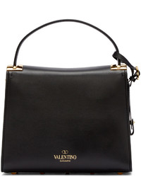 schwarze Ledertaschen von Valentino