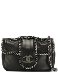 schwarze Ledertaschen von Chanel