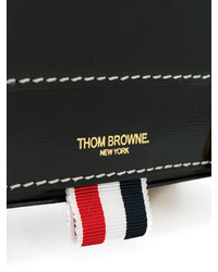 schwarze Ledertaschen von Thom Browne