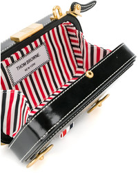 schwarze Ledertaschen von Thom Browne