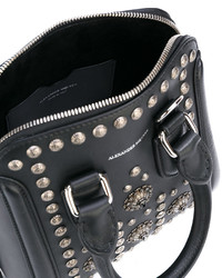 schwarze Ledertaschen von Alexander McQueen