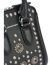 schwarze Ledertaschen von Alexander McQueen