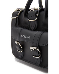 schwarze Ledertaschen von grafea