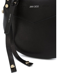 schwarze Ledertaschen von Jimmy Choo