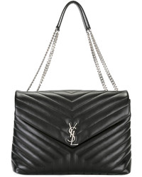 schwarze Ledertaschen von Saint Laurent