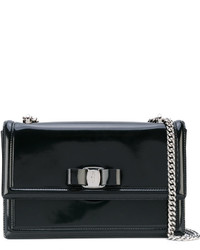 schwarze Ledertaschen von Salvatore Ferragamo