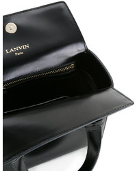 schwarze Ledertaschen von Lanvin