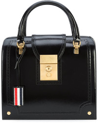 schwarze Ledertaschen von Thom Browne