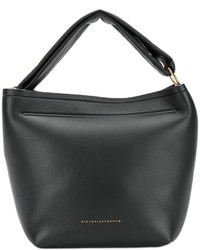 schwarze Ledertaschen von Victoria Beckham