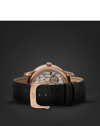 schwarze Lederuhr von Girard Perregaux