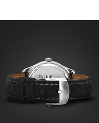 schwarze Lederuhr von Breitling