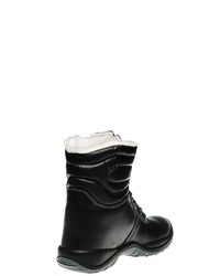 schwarze Lederwinterschuhe von Craftland