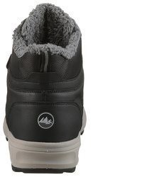 schwarze Lederwinterschuhe von POLARINO