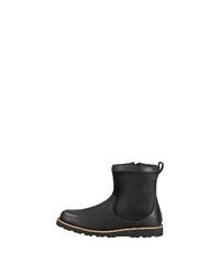 schwarze Lederwinterschuhe von UGG