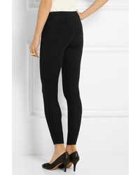 schwarze Leggings von Donna Karan