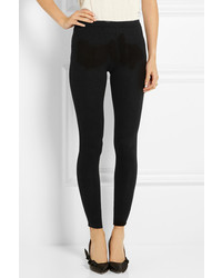 schwarze Leggings von Donna Karan