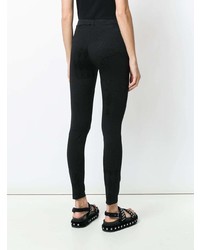 schwarze Leggings von Versace Jeans