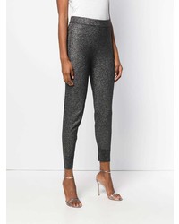 schwarze Leggings von T by Alexander Wang