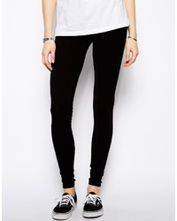 schwarze Leggings