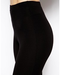 schwarze Leggings