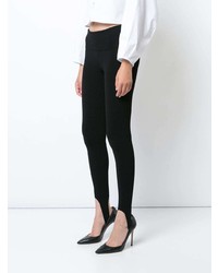 schwarze Leggings von Khaite