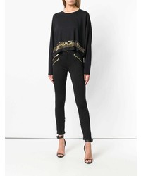 schwarze Leggings von Versace Jeans