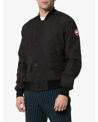 schwarze leichte Bomberjacke von Canada Goose