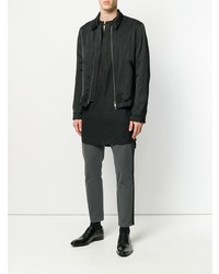 schwarze leichte Bomberjacke von Haider Ackermann